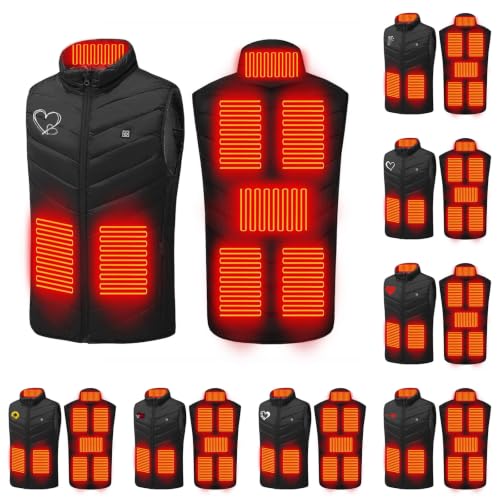 Heated Vest for Men Women with 9 Heating Zones (Battery Pack Not Included) - image 1