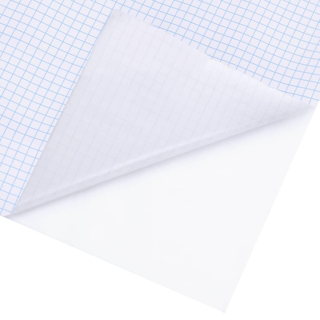 Lámina autoadhesiva para muebles, color blanco mármol, PVC, 90 x 500 cm, para superficies lisas, 0,15 mm, lámina decorativa para mesa, armario, pared y cristal