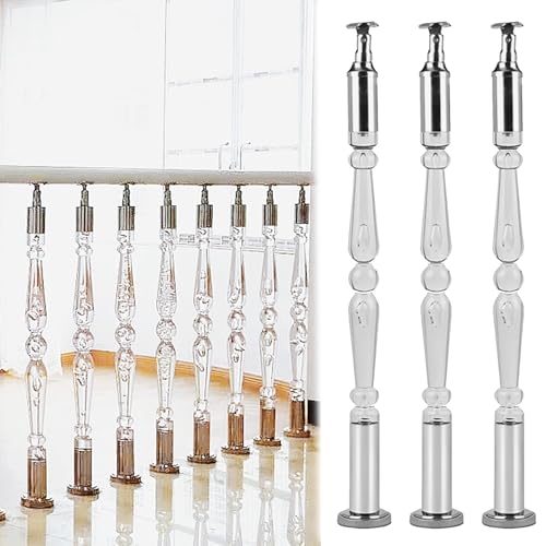 Garde-corps d'escalier intérieur transparent pour sécuriser un couloir ou un grenier