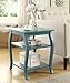 Acme Becci Wood End Table in Teal