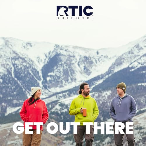 RTIC Unisex Water-Repellent Pullover Hoodie Long Sleeve Hooded Sweatshirt for Men and Women, Water-Resistant Outdoor Clothing3