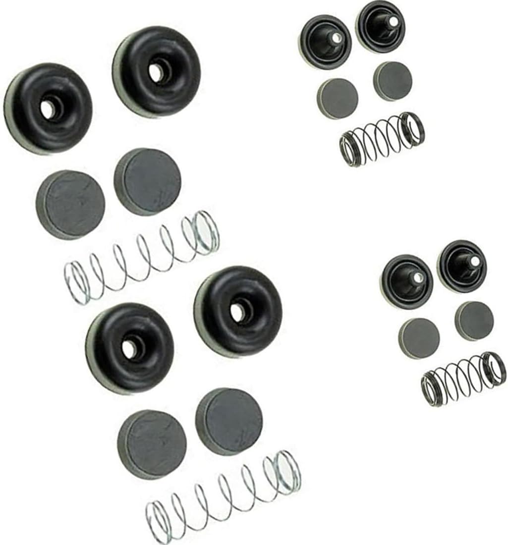 4 x Drum Brake Wheel Cylinder Kit Front Rear fits Ford M-400,M-450 1973 1974 Replacement 1818883, 1818763, 1818829