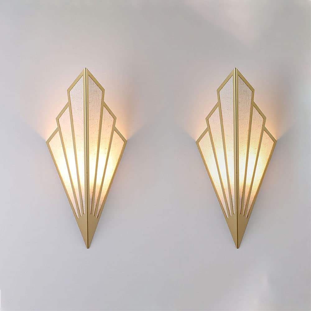 Luces de pared modernas de metal nórdico para crear un ambiente acogedor en la sala de estar