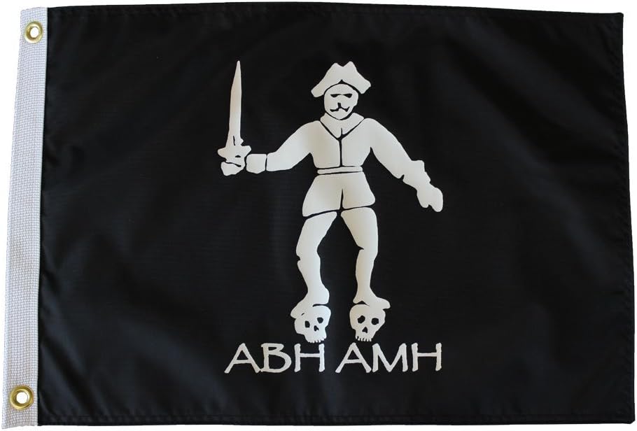 Black Bart - 12 in x 18 in Pirate Flag