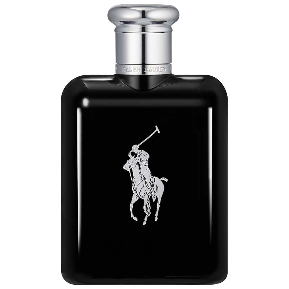 Ralph Lauren Polo Black Eau de Toilette, Men's Aftershave, Woody Aromatic Crisp Masculine Scent, Medium Intensity, Lasting Wear, Luxury Perfume for Men