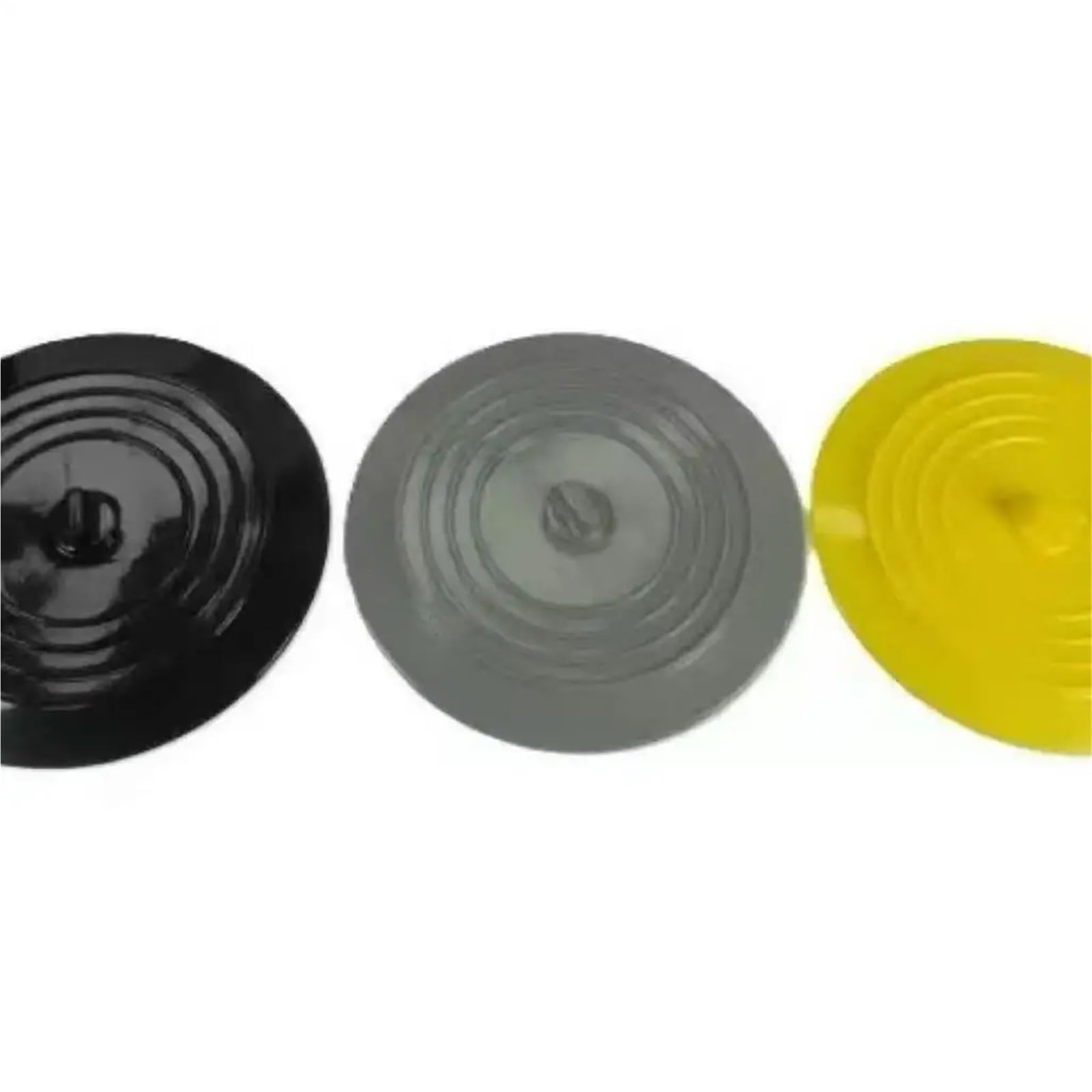 Tapon Bañera Tapón de bañera Silicona Grande 3 Piezas 15 cm | Cubierta de drenaje a prueba de fugas, fregadero, bañera for el pelo, tapón plano, accesorios de baño(Grey)
