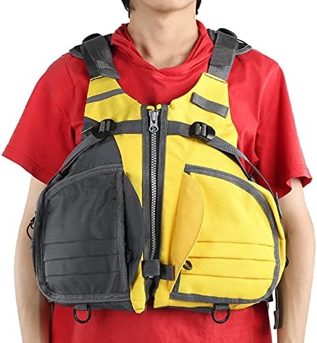 Minglin Snorkel Vests Adults Floatage Jackets Light-weight Kayak Buoyancy Vest Transportable Floatage Vests for Diving Browsing Swimming Outside Water Sports activities