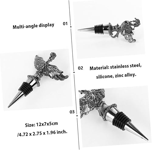 Miniatura 2 de Hemoton Tapón de vino Dragón Tapas de botella de vino Tapón de botella de vino Original Animal Sellado Tapones de botella Tapones de botella Tapón