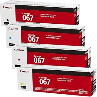 [ セット品 ] CANON キャノン 純正品トナー カートリッジ067 4色セット (ブラック シアン マゼンタ イエロー) CRG-067 MF656Cdw / MF654Cdw 対応