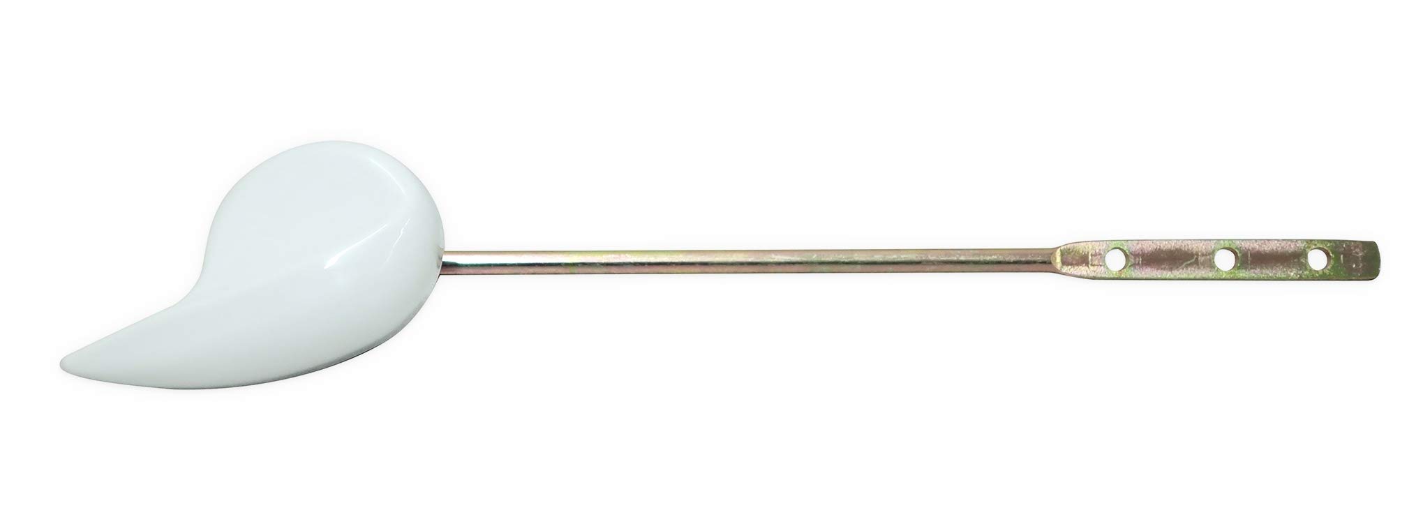 Modern Design White Toilet Tank Flush Lever Handle Replacement, Universal To Fit Most Front Mount Toilets