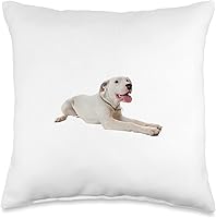 Vista 1 de Cute Dogo Argentino Almohada de tiro 16x16, multicolor