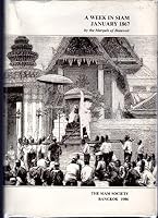 A Week in Siam, January 1867. 9748298035 Book Cover