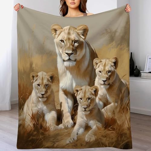 Manta de sofá con diseño de tigre colcha acogedora para tardes de salón 2