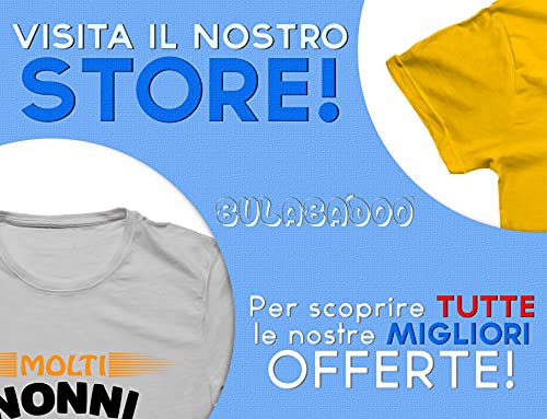 Bulabadoo Tshirt Nonno Motociclista - Molti Nonni