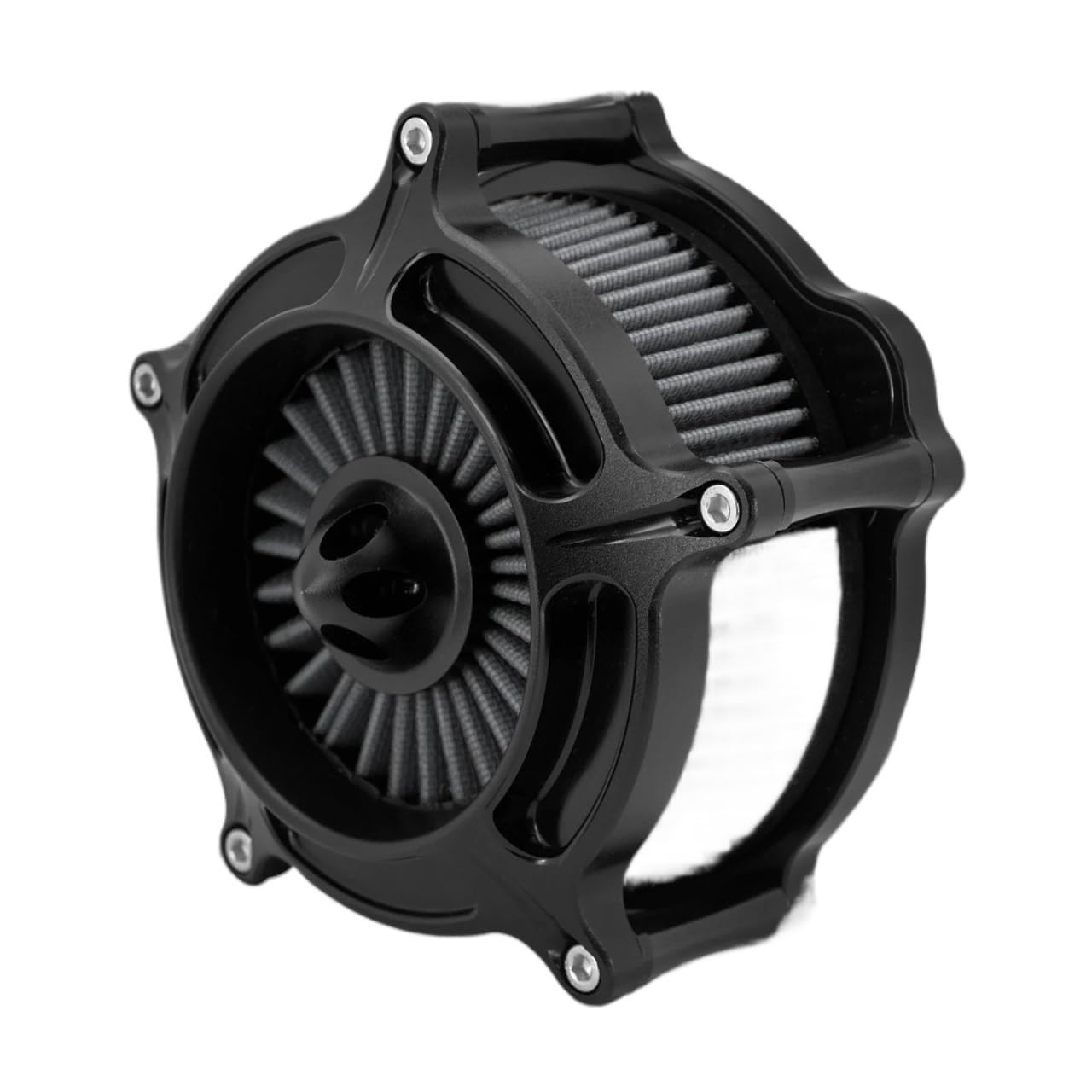 filtro aria moto Filtro aria moto filtro di aspirazione nero adatto per Harley Sportster XL 883 1200 Dyna V-Rod Boy Touring FLHR FLHX(Air Filter A)
