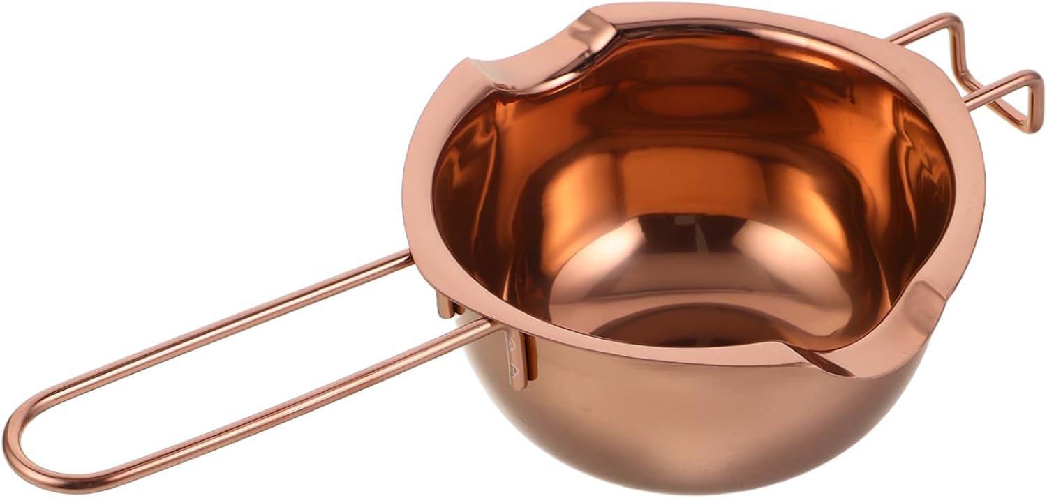 Stainless Steel Butter Warmer 400ml Melting Bowl for Baking