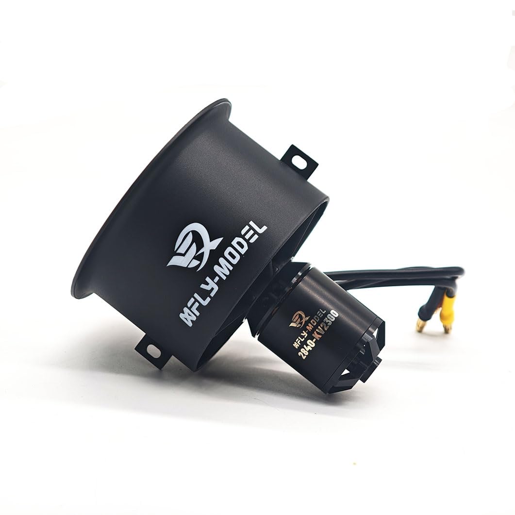 XFLY-MODEL 64mm 12-Blade EDF Electric Ducted Fan with 6S 2840-KV2300 Brushless Outrunner Motor RC Model Jet Aircraft