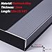 Threshold Strip，Flooring Transition Strip，Floor Transition Strip Anti-Slip Stair Nosing Edge Trim for Staircase/Step, Extra Wide Floor Transition Strips & L Molding Trim, Aluminum Stairs Edging Protec