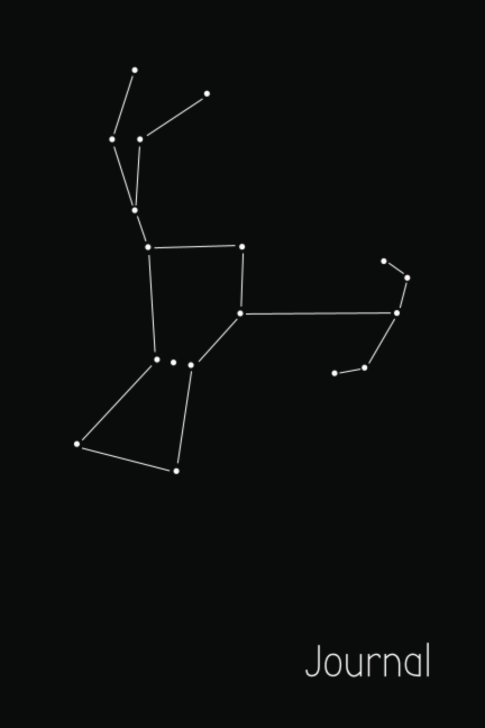 Journal: Orion Constellation Journal 6x9" Lined Notebook with Matte Cover