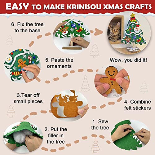 Krinisou-Sewing-Kit-for-Kids-Ages-5-8-8-12-Stress-Relief-Christmas-Crafts-for-Adults-3D-DIY-Felt-Christmas-Tree-Boys-Girls-Christmas-Gifts-for-Kids Krinisou-Sewing-Kit-for-Kids-Ages-5-8-8-12-Stress-Relief-Christmas-Crafts-for-Adults-3D-DIY-Felt-Christmas-Tree-Boys-Girls-Christmas-Gifts-for-Kids