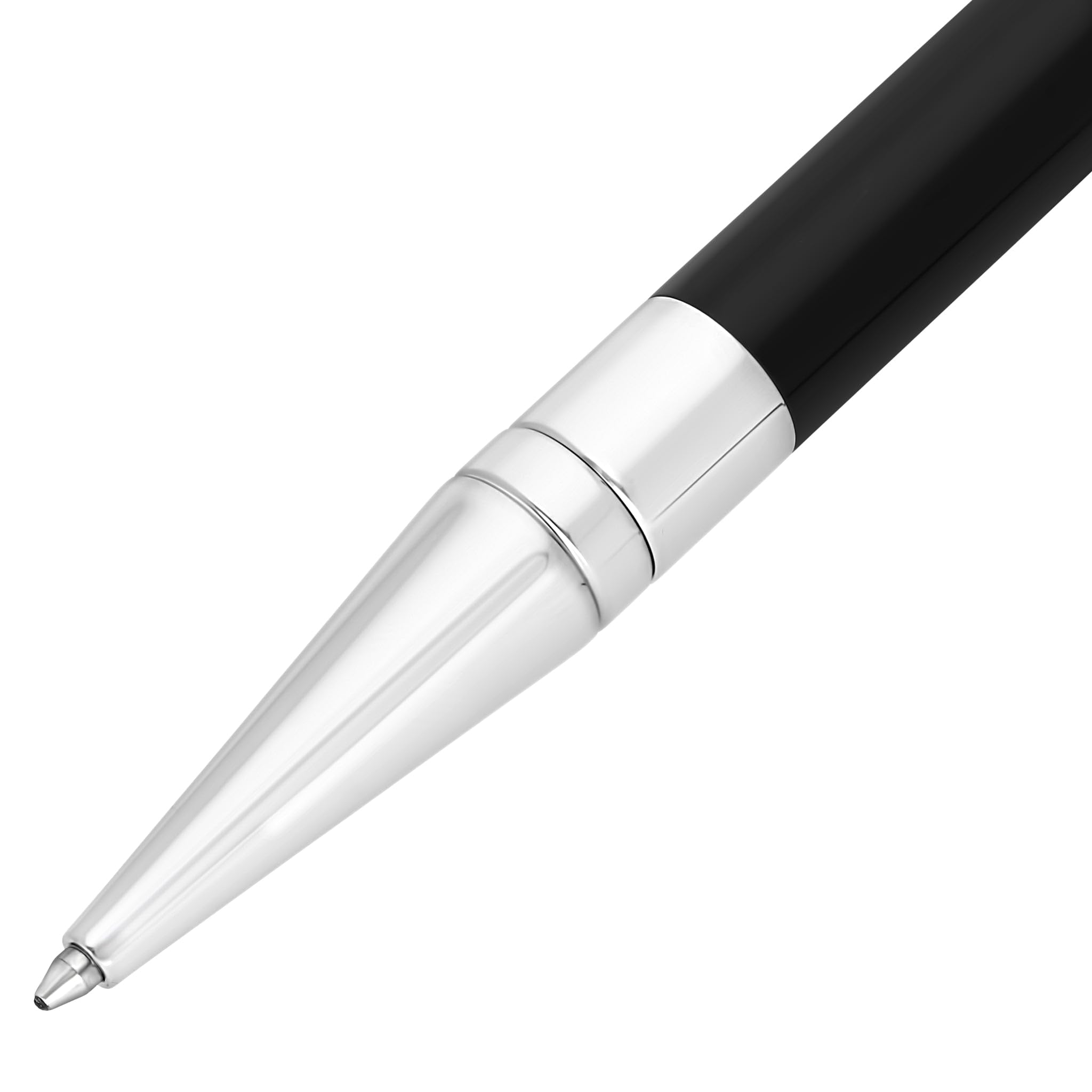 S.T.Dupont Kugelschreiber Initial, Schwarz/Chrom