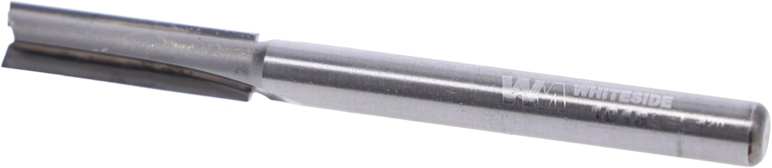Whiteside Router Bits 1018 Straight Bit with 9/32-Inch Cutting Diameter and 1-Inch Cutting Length