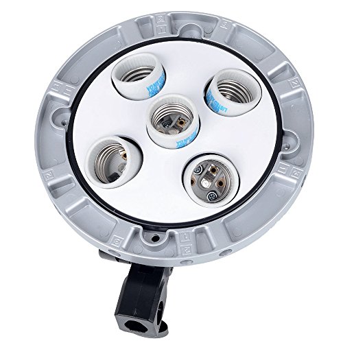 Adaptateur de lampe E27 5 en 1 pour softbox de studio vidéo