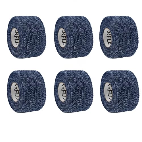 Powerflex Stretch Athletic Tape - 6 Rolls 1.5 Navy