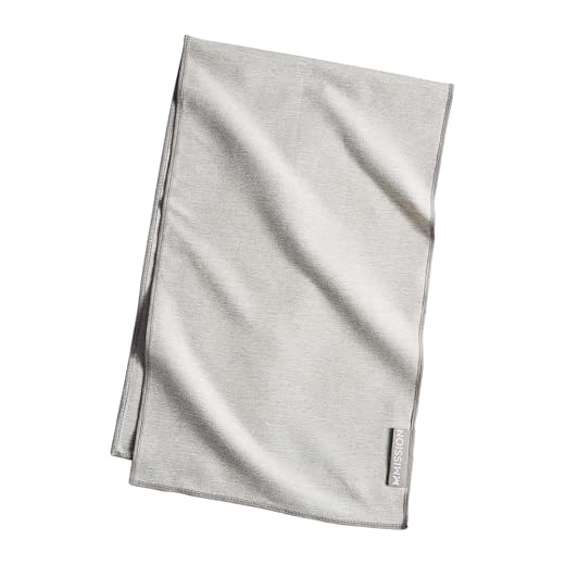 MISSION Original Cooling Towel- Evaporative Cool Technology, Cools Instantly When Wet, UPF 50 Sun Protection, for Sports, Yoga, Golf, Gym, Neck, Workout, 10” x 33”