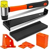 49 Pack Laminate,Vinyl Flooring Installation Kit,Flooring Tools,Tapping Block for Vinyl Plank Flooring,Pull Bar,Floor Spacers, Rubber Mallet