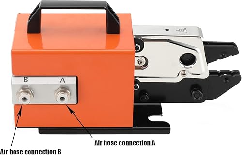 Miniatura 2 de Máquina prensadora neumática Am-10, terminal de cable neumático, prensadora neumática, máquina de prensado de hasta 16 mm con 5 juegos de matrices