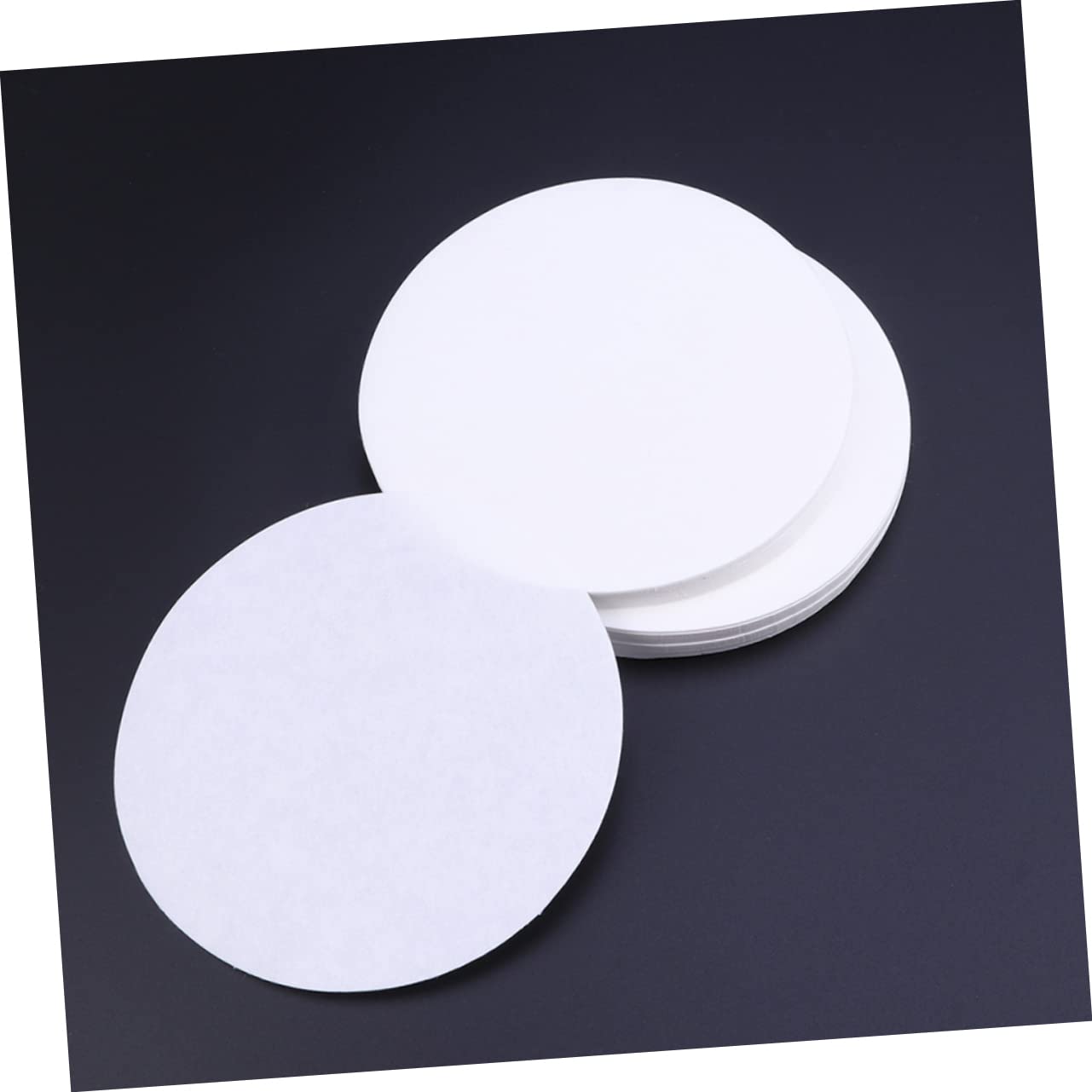 Papel de Filtro Cualitativo de Caudal Medio, 3 Cajas, 15 Cm | Blanco, Formato de Discos, 15x15x0, 01 Cm, para Aplicaciones de Química y Laboratorio Escolar
