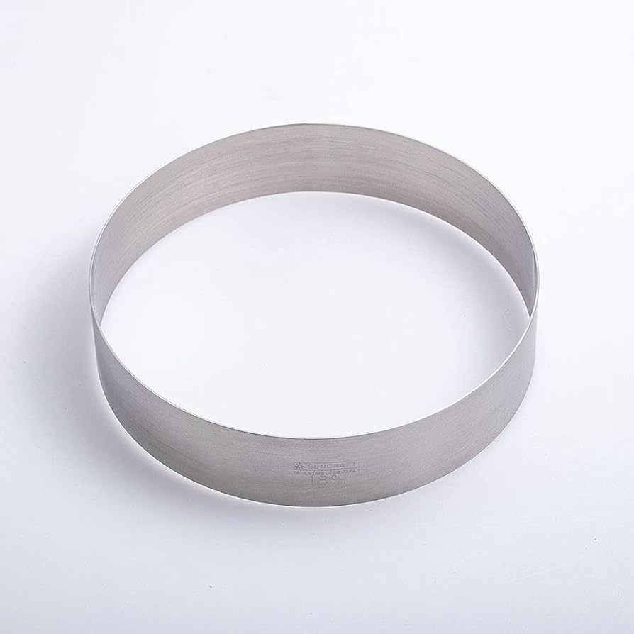 Amazon｜サンクラフト パティシエール 18-8 丸型 セルクル 18cm PP-631