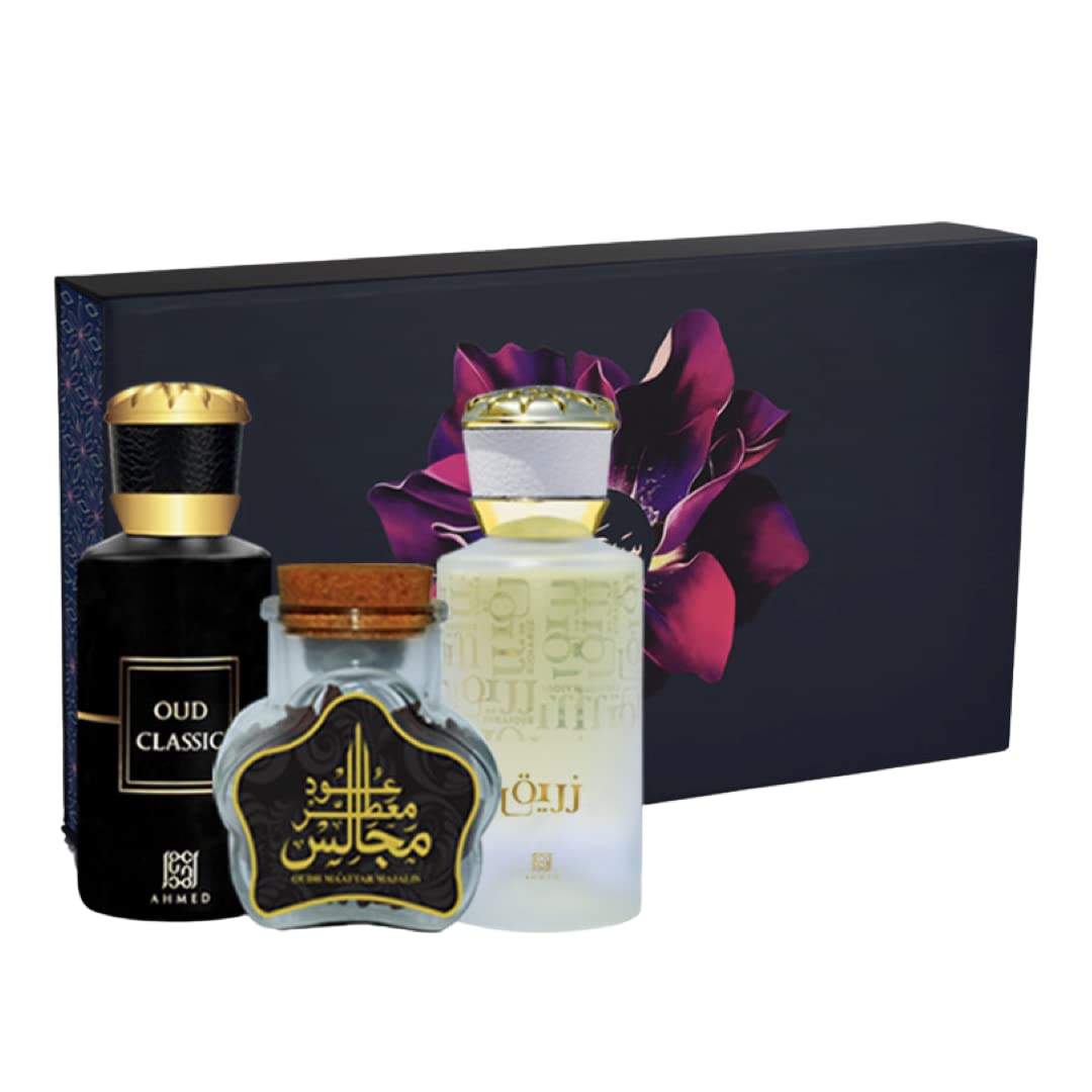 Buy Saadah Luxury 3 piece perfume gift set for men and women Includes