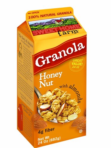 Sweet Home Farm Honey Nut Granola with Almonds, 24-Ounce Cartons (Pack of 2)