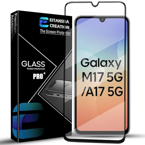 Image of Edge To Edge Screen Protector Tempered Glass For Samsung Galaxy M17 5G / Samsung Galaxy A17 5G With Easy Self Installation Kit
