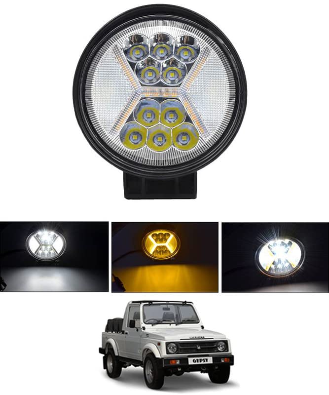 12V Led X Mini Off Road Bright source Fog Light(Car/Bike) For Gypsy King-2010