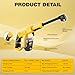 20V Cordless Pressure Washer Max 560 PSI High Pressure Power Washer Portable Handheld Cleaner with 2pcs Rechargeable 1.5Ah Battery, 6 in 1 Nozzles for Car Bike Garden Patio Fence & Home Cleaning