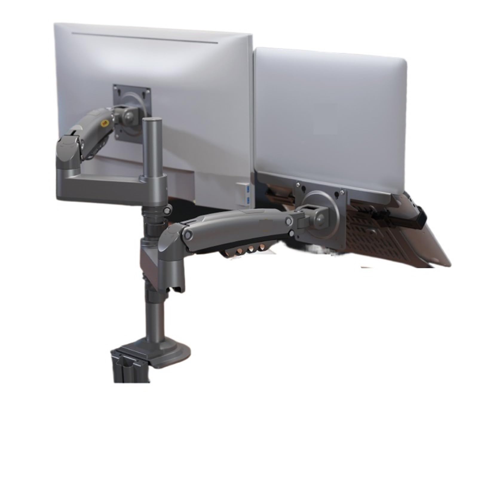 Two-in-one Display Notebook Combination Stand Dual Screen External Computer Stand Bracket Mechanical arm Column