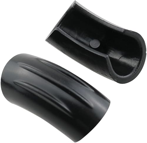 Miniatura 4 de HJGarden Protectores de piso para patas de horquilla, 8 piezas, alfombrilla de plástico negro, antideslizante, con almohadilla de pie para uñas