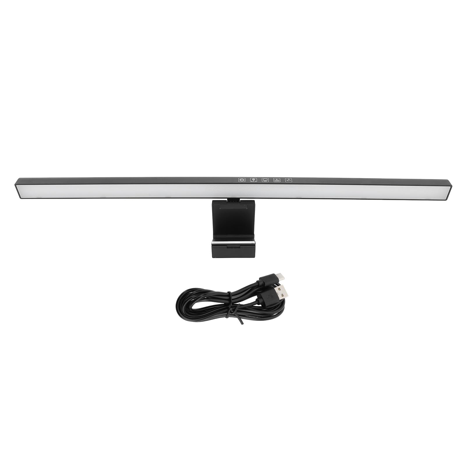 Barra Luminosa per Monitor con Retroilluminazione RGB, Lampada per Monitor di Computer per la Cura degli Occhi, Lampada da Scrivania per Monitor a Doppia Sorgente Luminosa 2 in