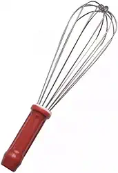 Fuê Vermelho/Batedor De Creme Linha Color 30cm Profissional