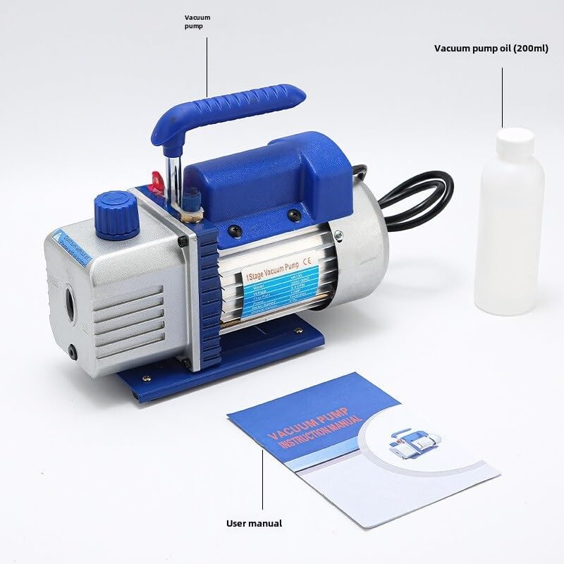 Bomba de vacío portátil para servicio de aire acondicionado - Bomba de vacío de alta eficiencia para HVAC y reparación automotriz miniatura 4