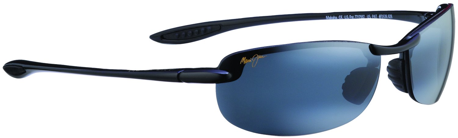 GAFAS MAUI JIM - Makaha_405-02 C: BLACK/EYE SIZE: 64 TEMPLE LENGTH: 130 VERTICAL SIZE: 35 Health and Personal Care