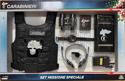 Grandi Giochi - Set Carabinieri Big - Set ufficiale dei Carabinieri con tanti accessori - CBN17000