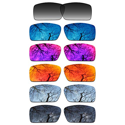 Image of ToughAsNails Set of 6 Polarized Replacement Lenses for Oakley Gascan OO9014 Pack