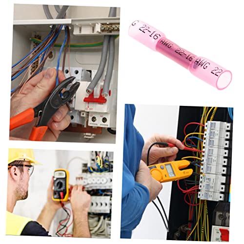 BESTonZON 200 Pcs Terminais Termorretráteis Terminais De Fio Friso Conectores De Fio Conector De Cri
