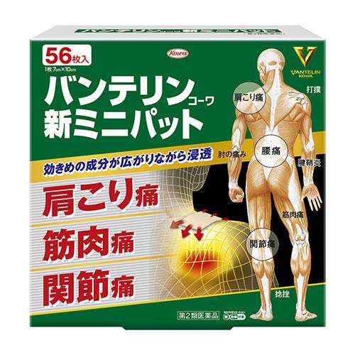 Amazon | 【第2類医薬品】バンテリンコーワ新ミニパット 56枚 ×3 