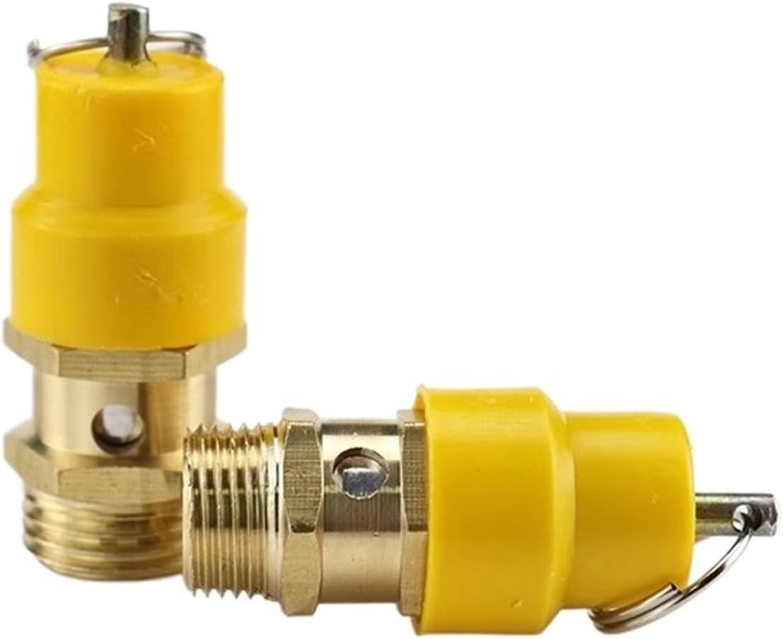 1/8" 1/4'' 3/8" 1/2" BSP 8kg 120Psi Air Compressor Safety Relief Valve Pressure Release Regulator(04)