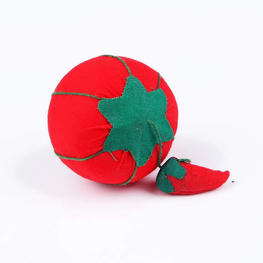 UKD pulabo 1 Pcs Cute Tomato Shaped Pin Cushion, Creative Wrist Sewing Needle Pads Sewing Craft DIY Tool Superiorâ€‚Quality and Creative Beautiful